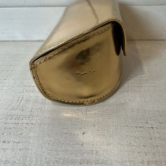 Tory Burch Sunglasses Glasses Case Gold - Picture 5 of 9